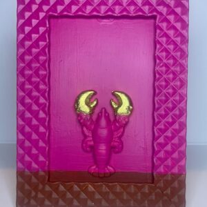 Schilderij - 'Pink Lobster'